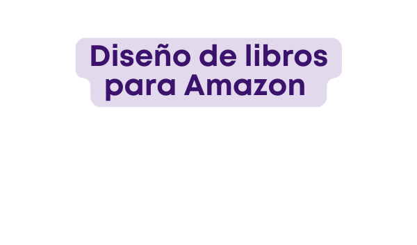 Diseño de libros para Amazon